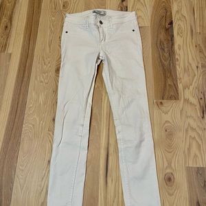 Abercrombie & Fitch Super Skinny White Jeans Size 00